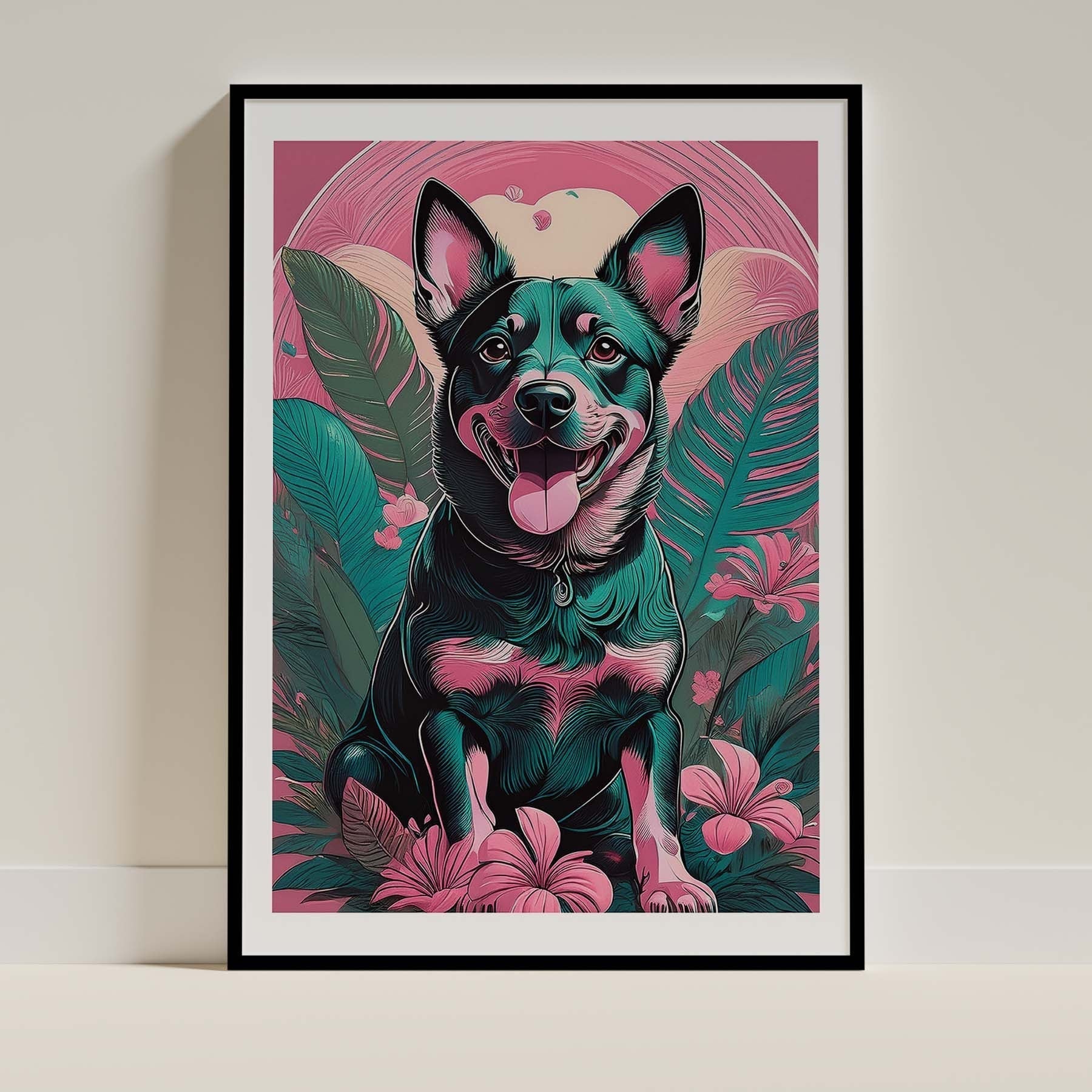 Australian Cattle Dog Dog Art Print Unframed Vol 2 | 9 Unique Designs | Wall Art Gift for Dog Lovers - Image 7 | Dogsy & Co