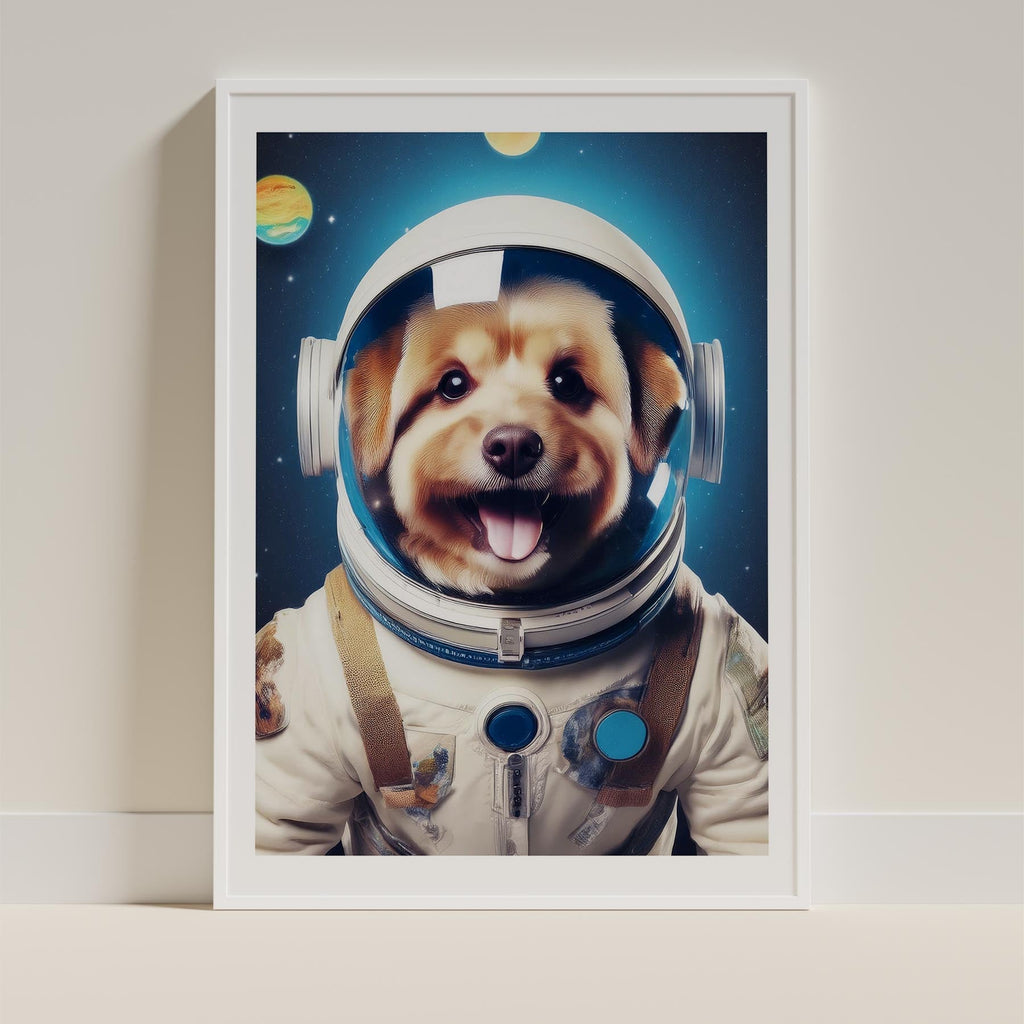 Australian Silky Terrier Astronaut Dog Series image 9