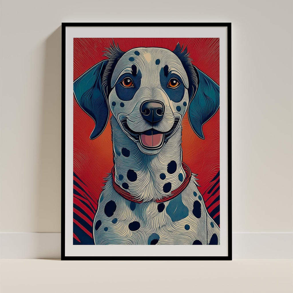 Dalmatian Hokusai Japanese Inspired Dog Series 1 image 0