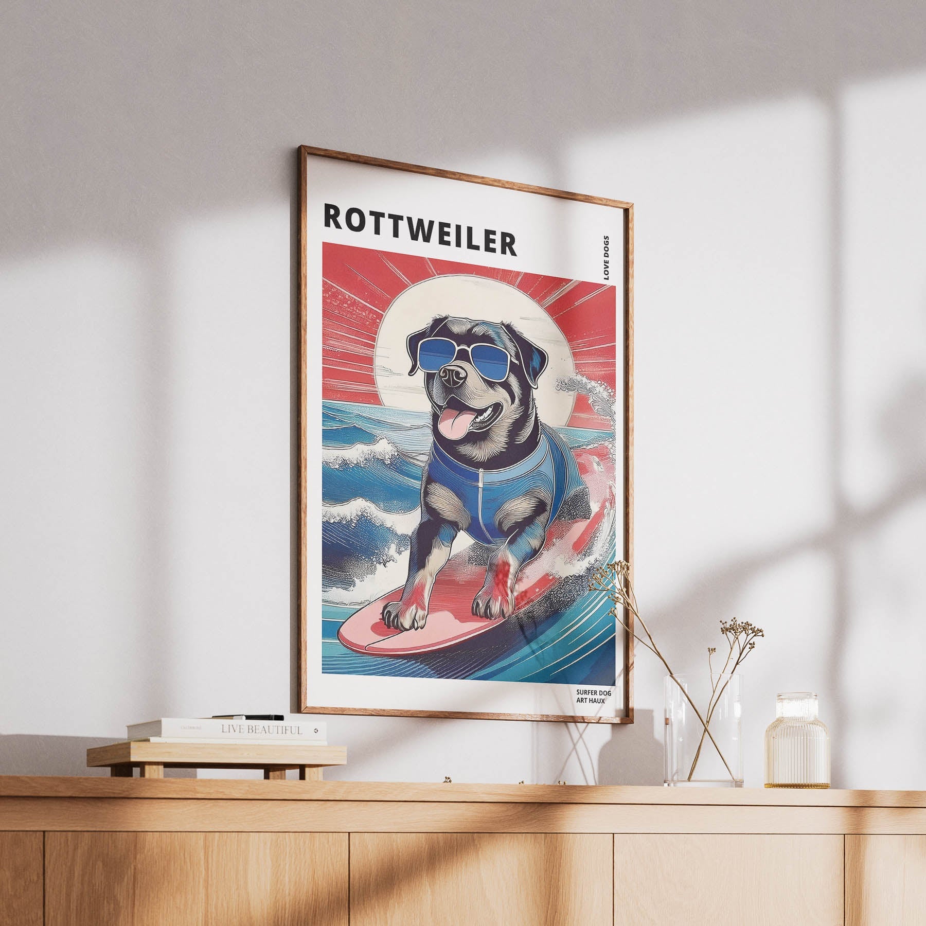 Rottweiler Hokosai Surfer Dogs 1 image 6