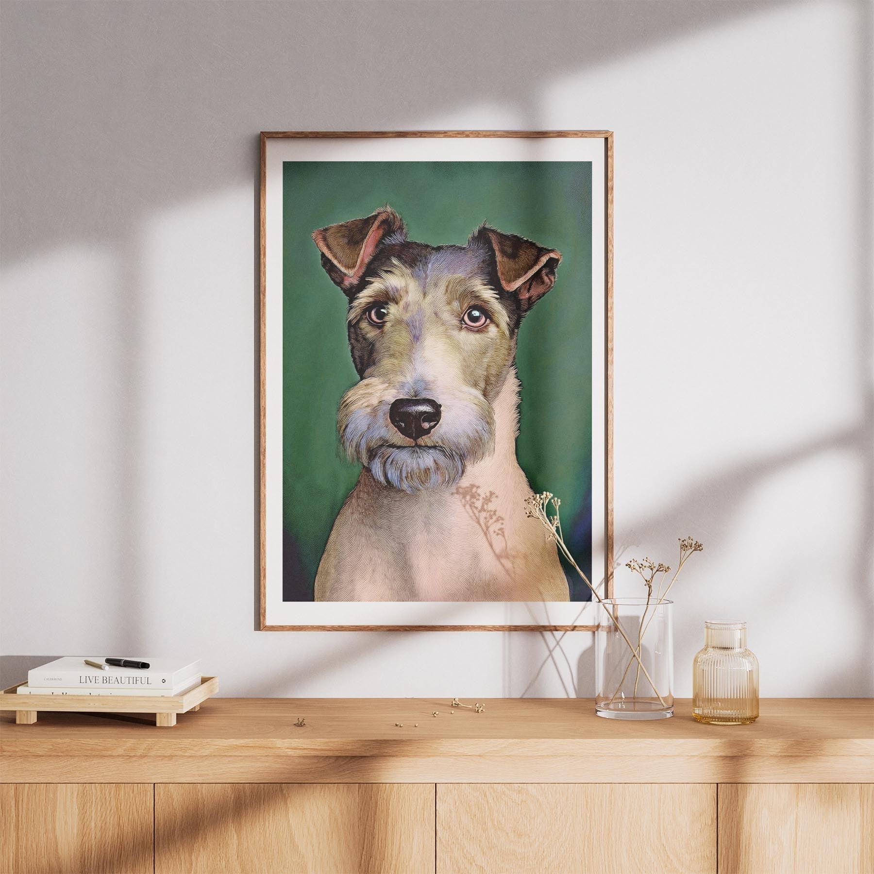Fox Terrier Green Painted Series image 8