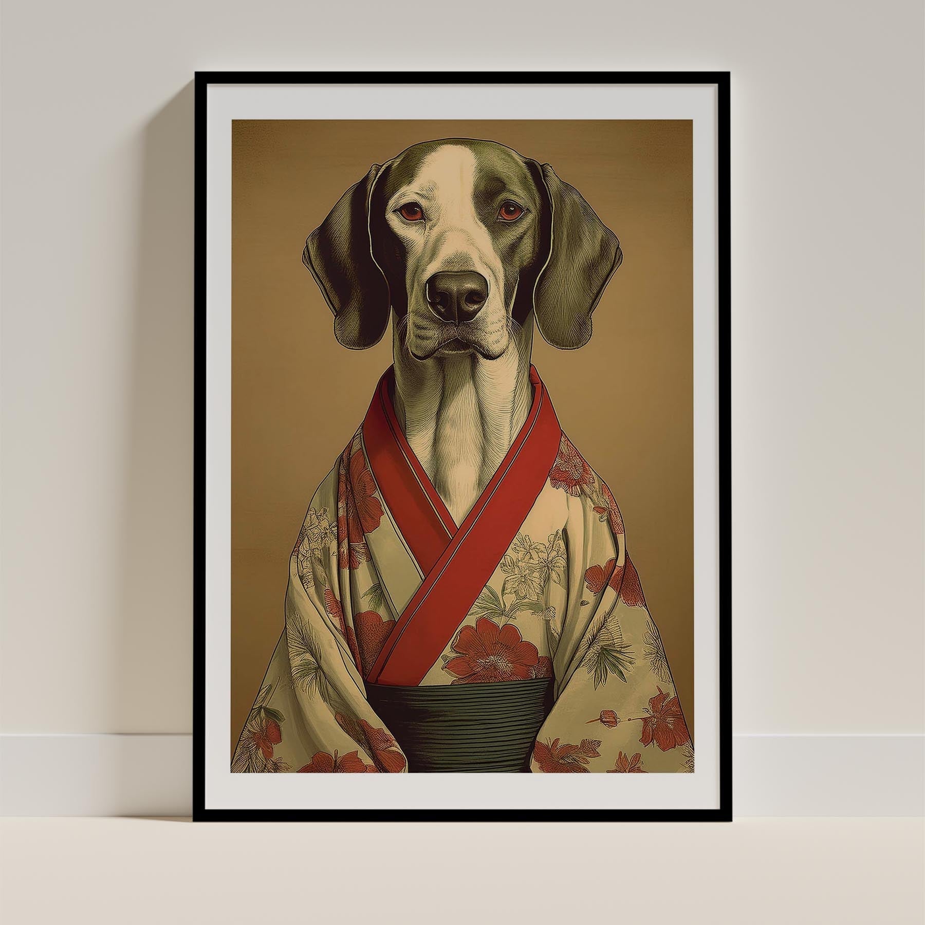 German Pointer Japanse Kimono Dog Series image 0