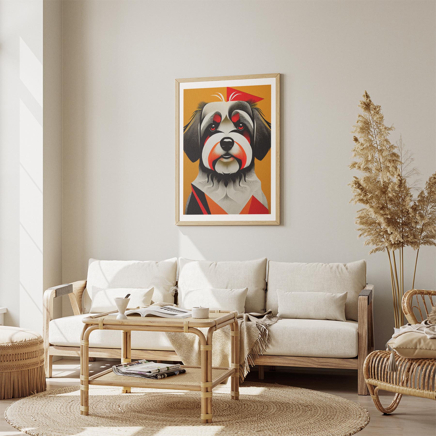 Havanese Geometric Orange Series image 2