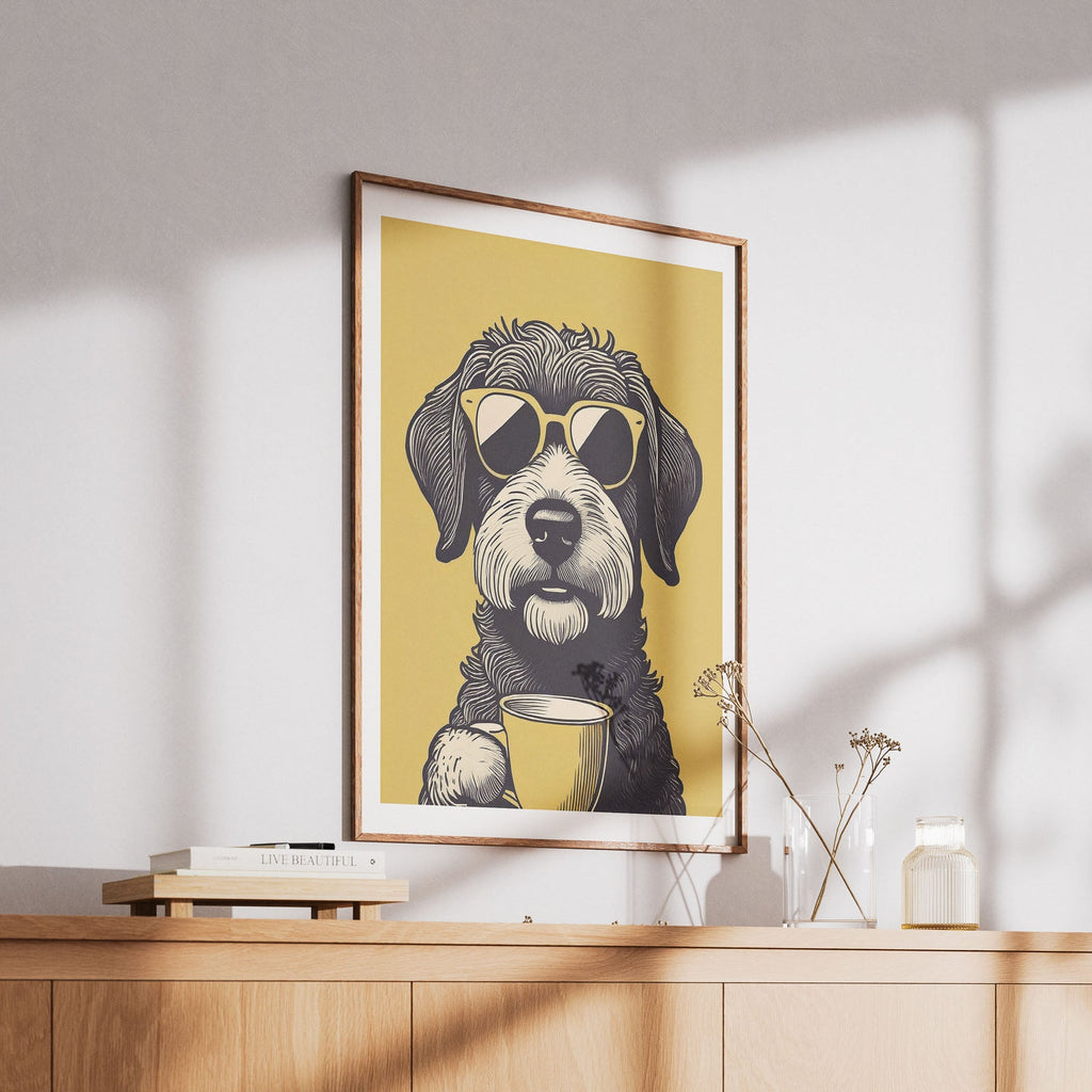 Jackapoo Chillin Coffee Dog image 6