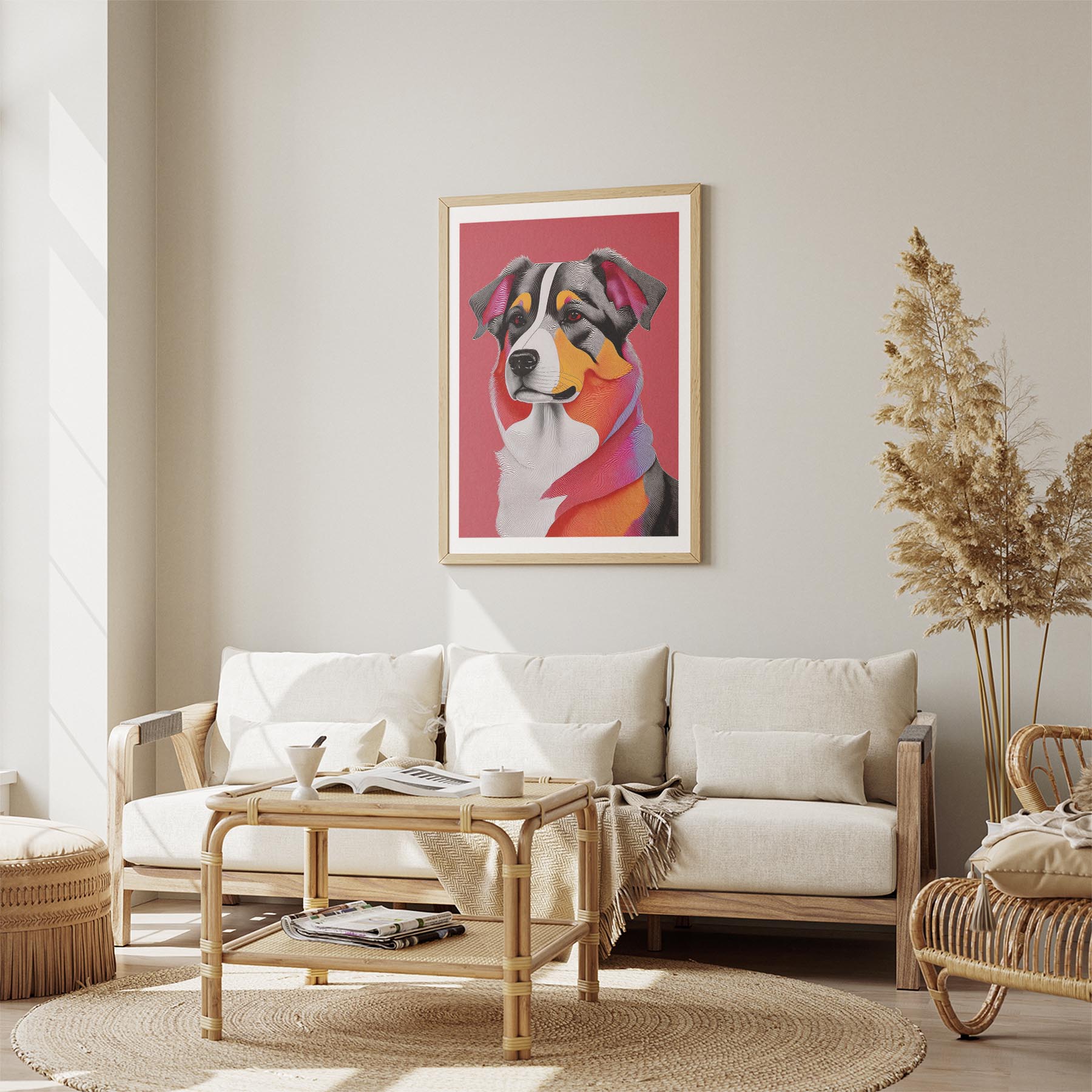 Australian Shepherd Modern Pop Dog Series image 2