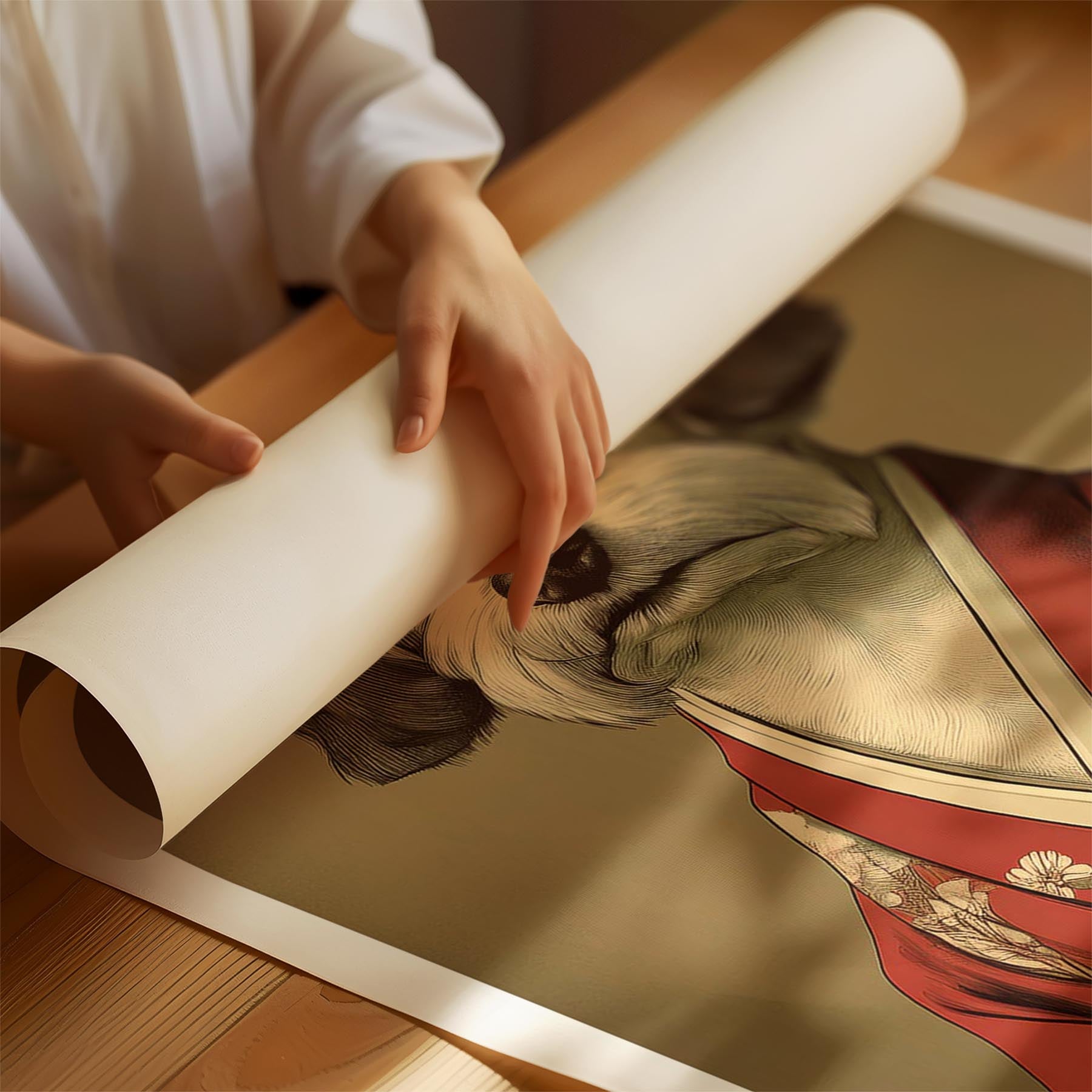 Australian Silky Terrier Japanse Kimono Dog Series image 1