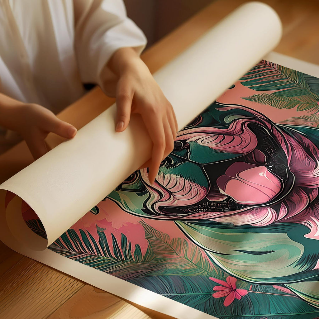 Bulldog Flowery Dog image 1