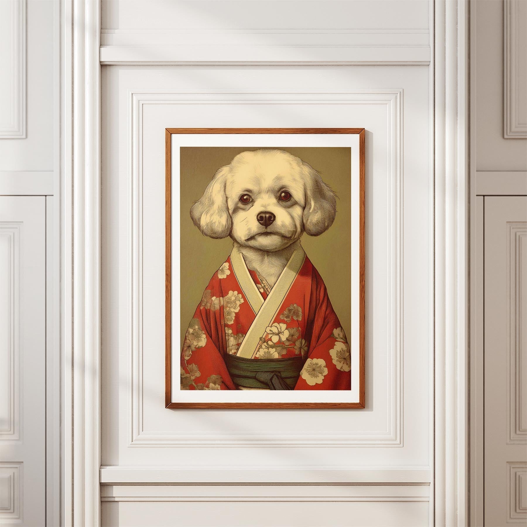 Bichon Frise Japanse Kimono Dog Series image 3