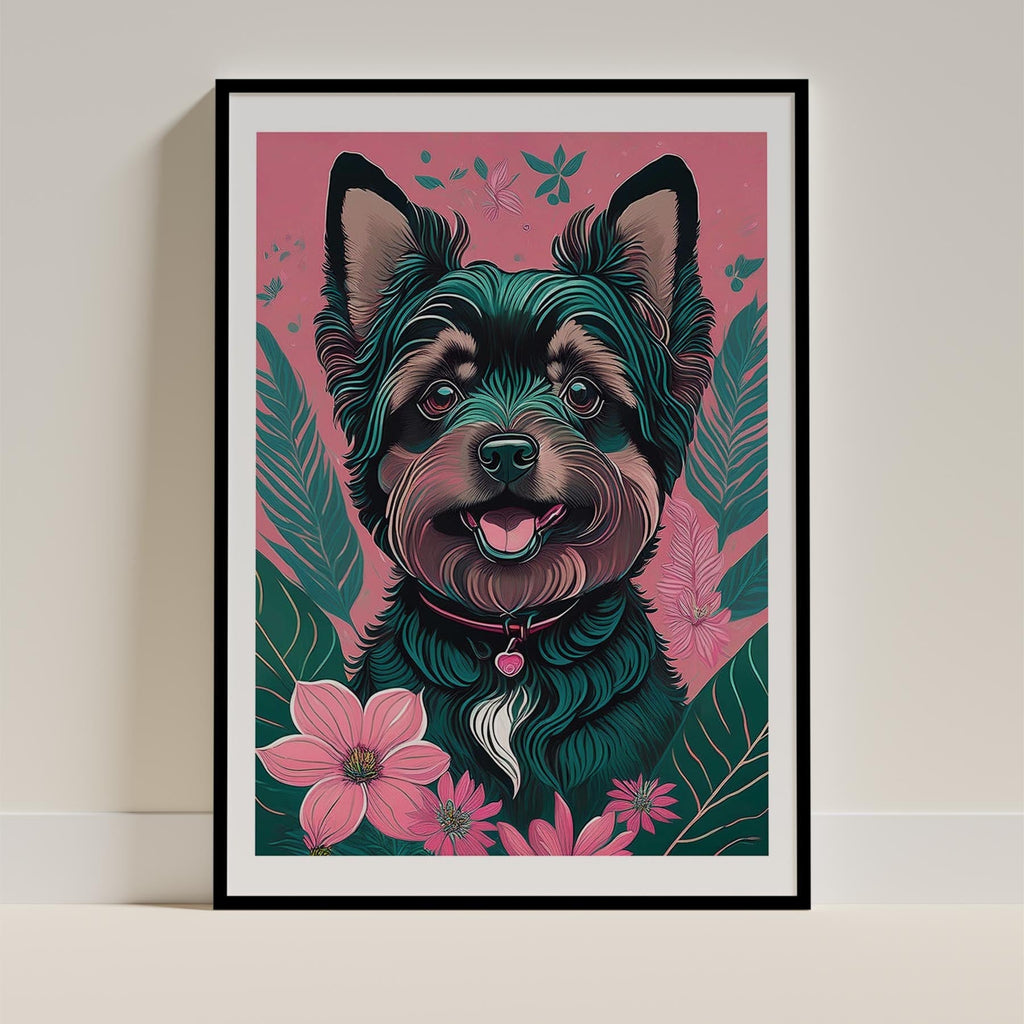 Yorkipoo Flowery Dog image 13