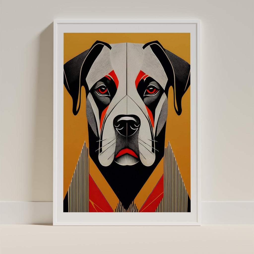 Mastiff Geometric Orange Series image 9