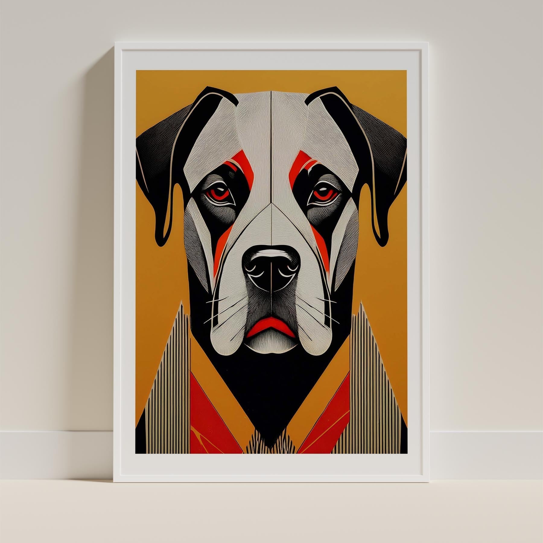 Mastiff Geometric Orange Series image 9