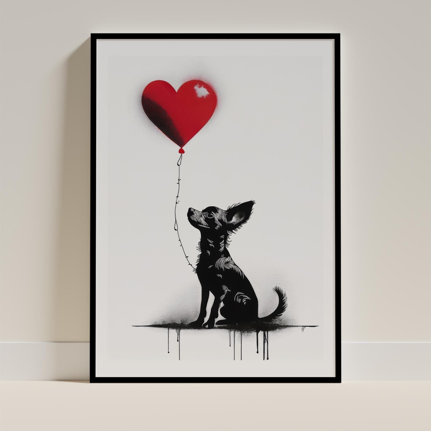 Chihuahua DOGSY Series inspired by the Art of Banksy image 11