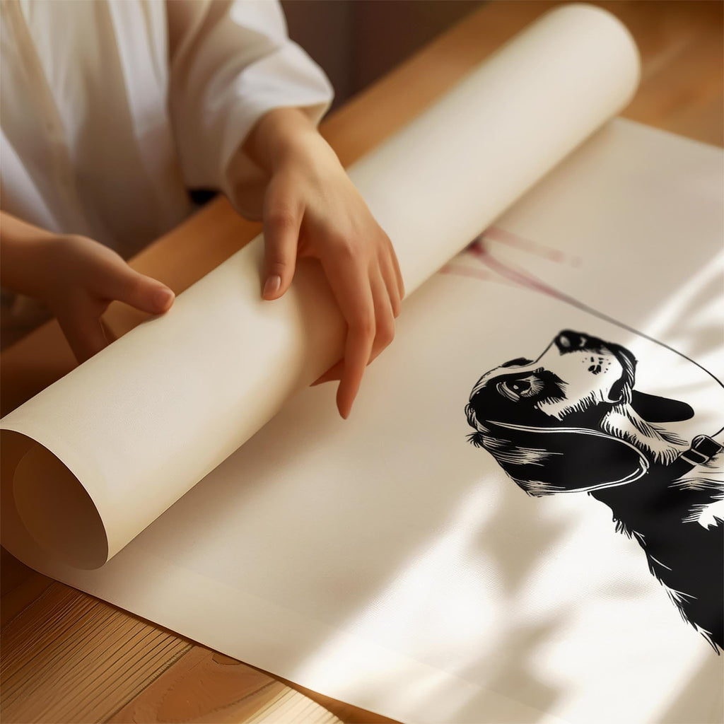 Beagle DOGSY Series inspired by the Art of Banksy with text Dogsy image 1