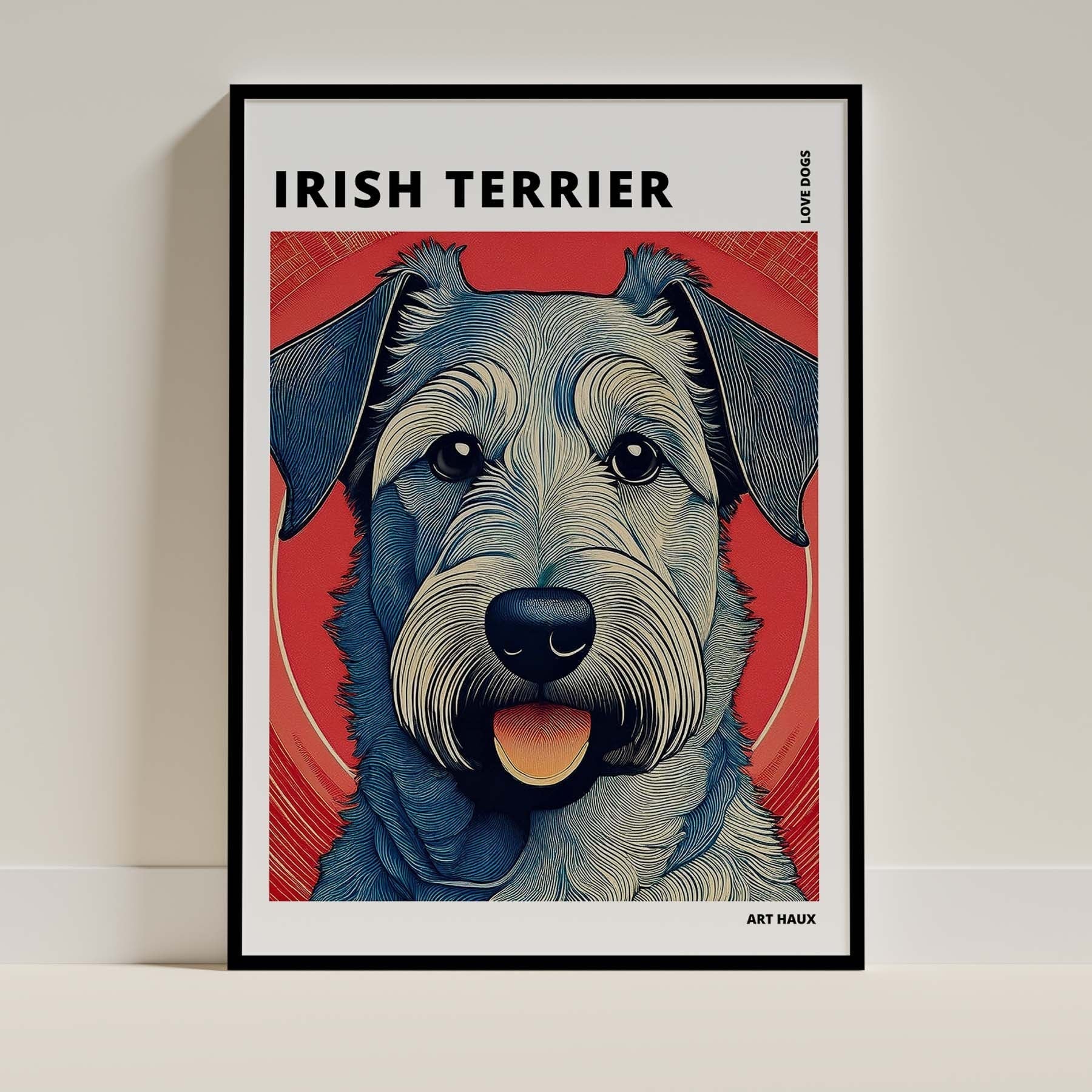 Irish Setter Dog Art Print Unframed Vol 1 | 11 Unique Designs | Wall Art Gift for Dog Lovers | Dogsy & Co