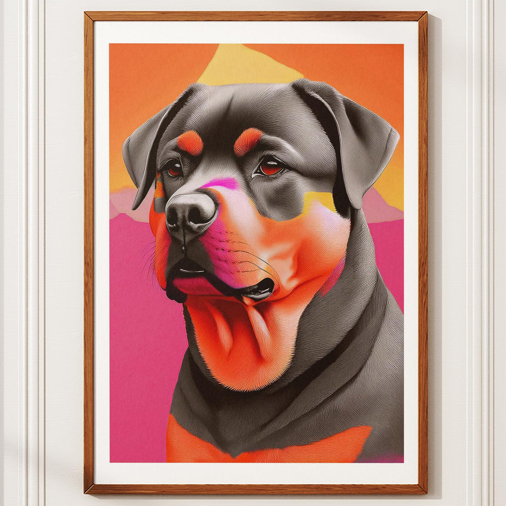 Rottweiler Modern Pop Dog Series image 10