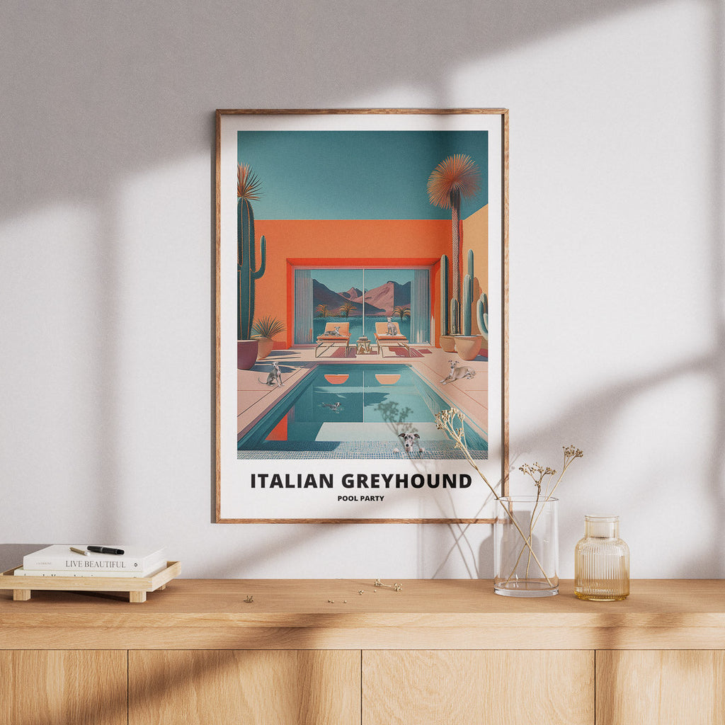 Italian Greyhound Pool Party image 8