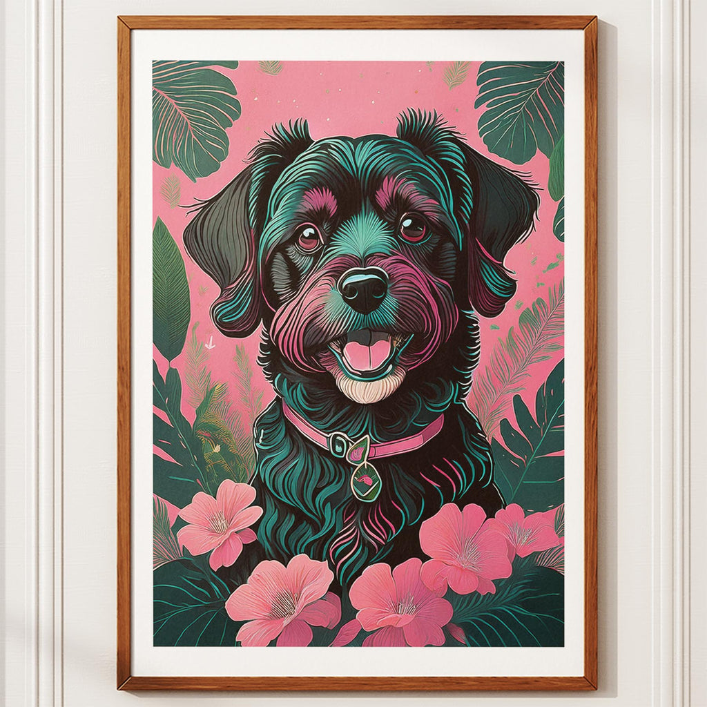 Jackapoo Flowery Dog image 11