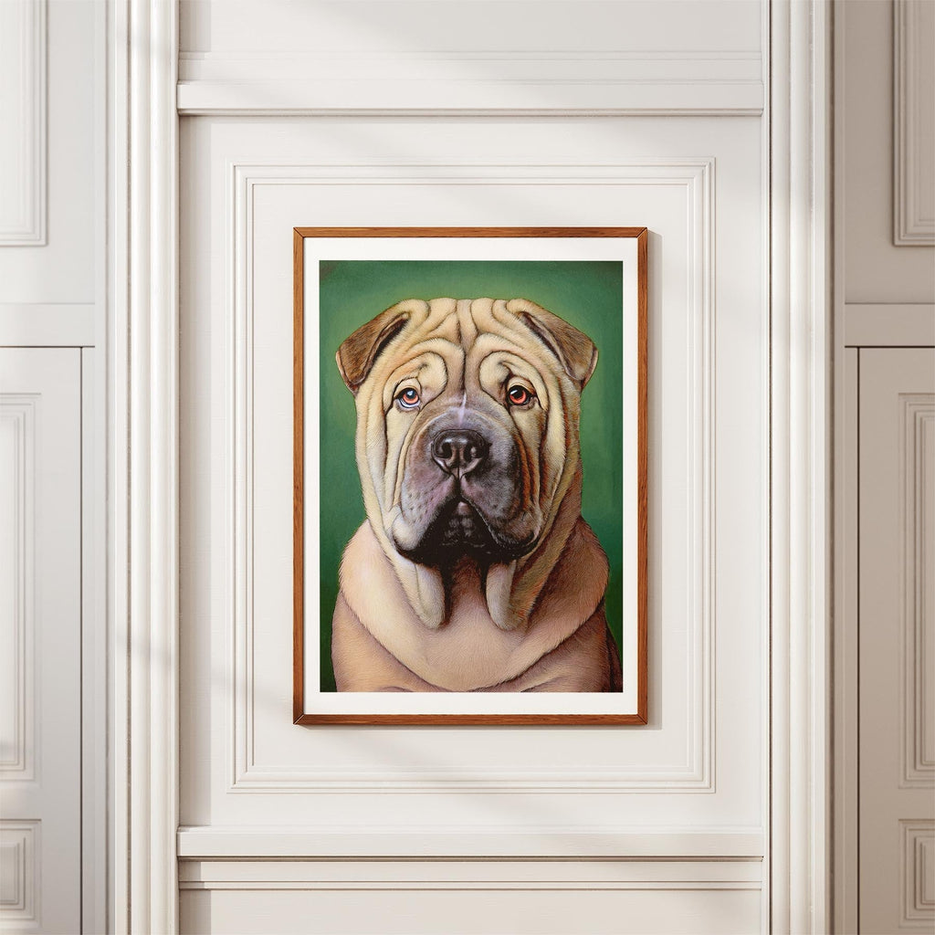 Shar Pei Green Painted Series image 3