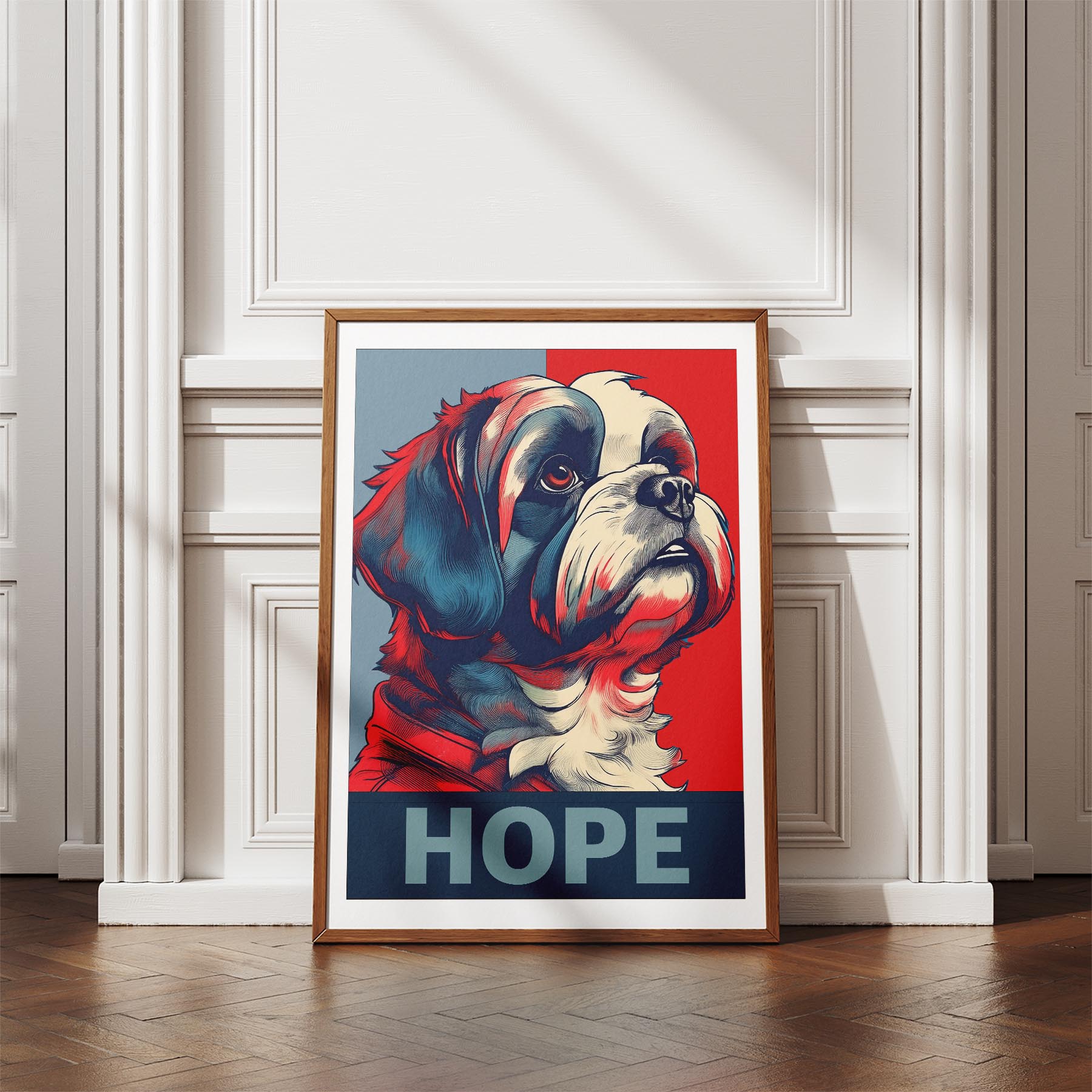 Shih Tzu HOPE Series Inspired by the Obama Poster image 4