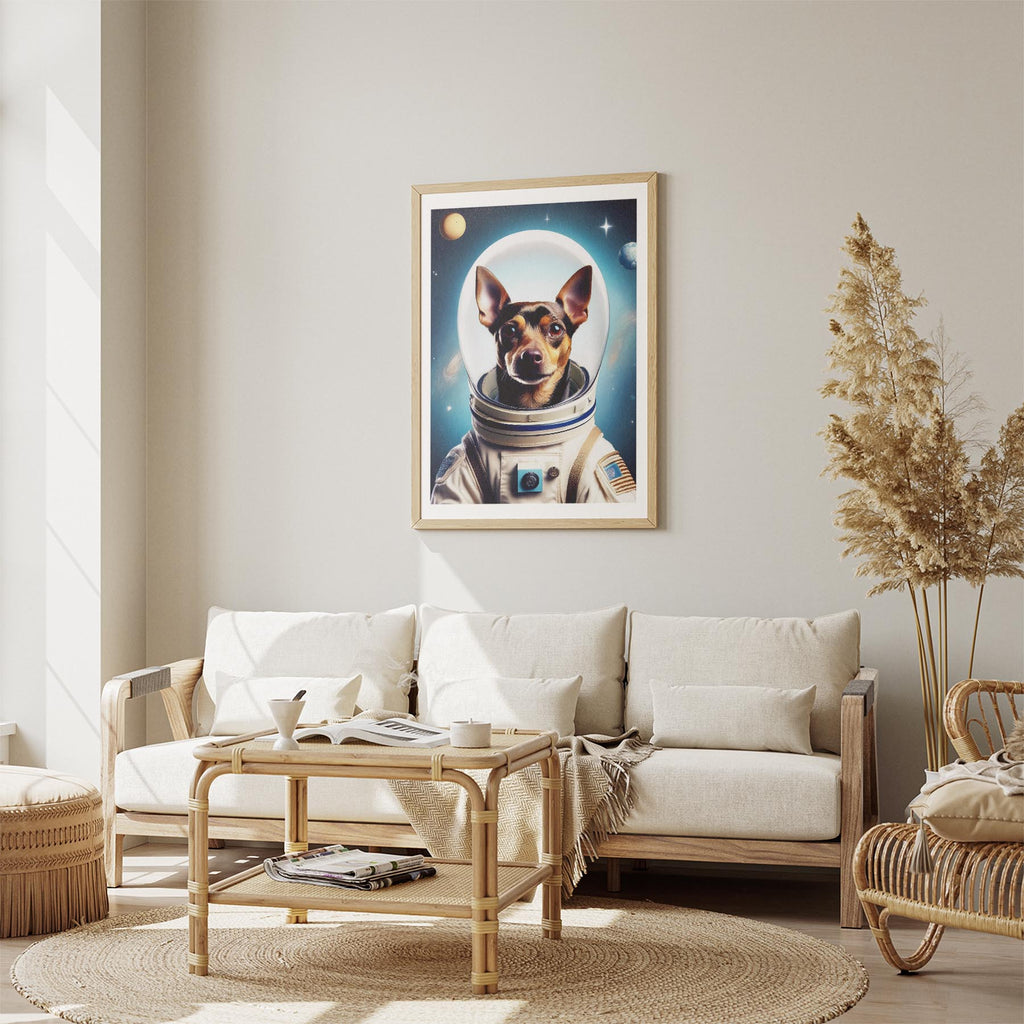 Miniature Pinscher Astronaut Dog Series image 2