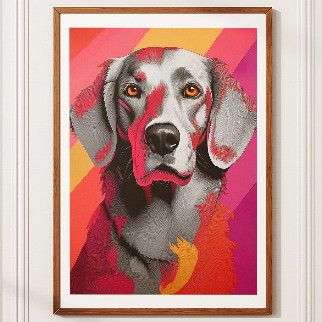 Curly Coated Retriever Modern Pop Dog Series image 10