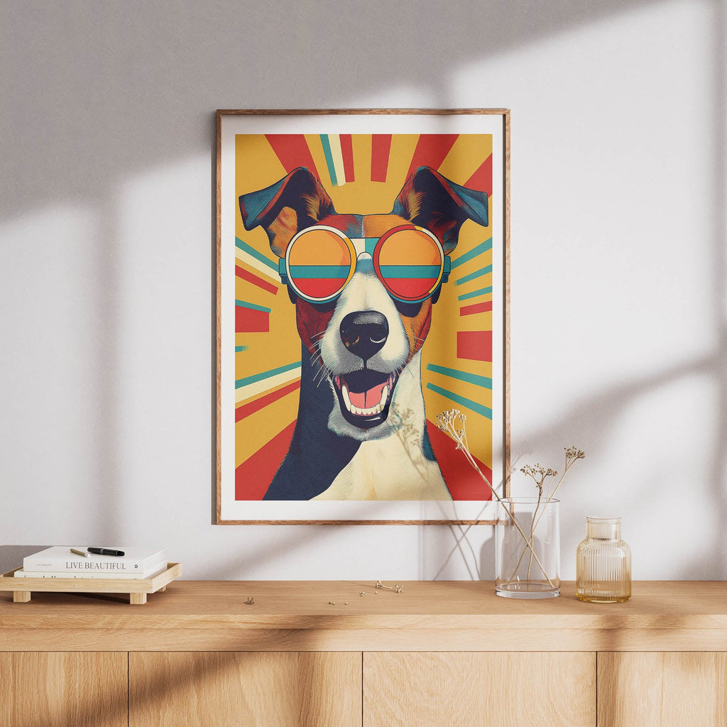 Fox Terrier In Colourful Sunnies 2 image 8