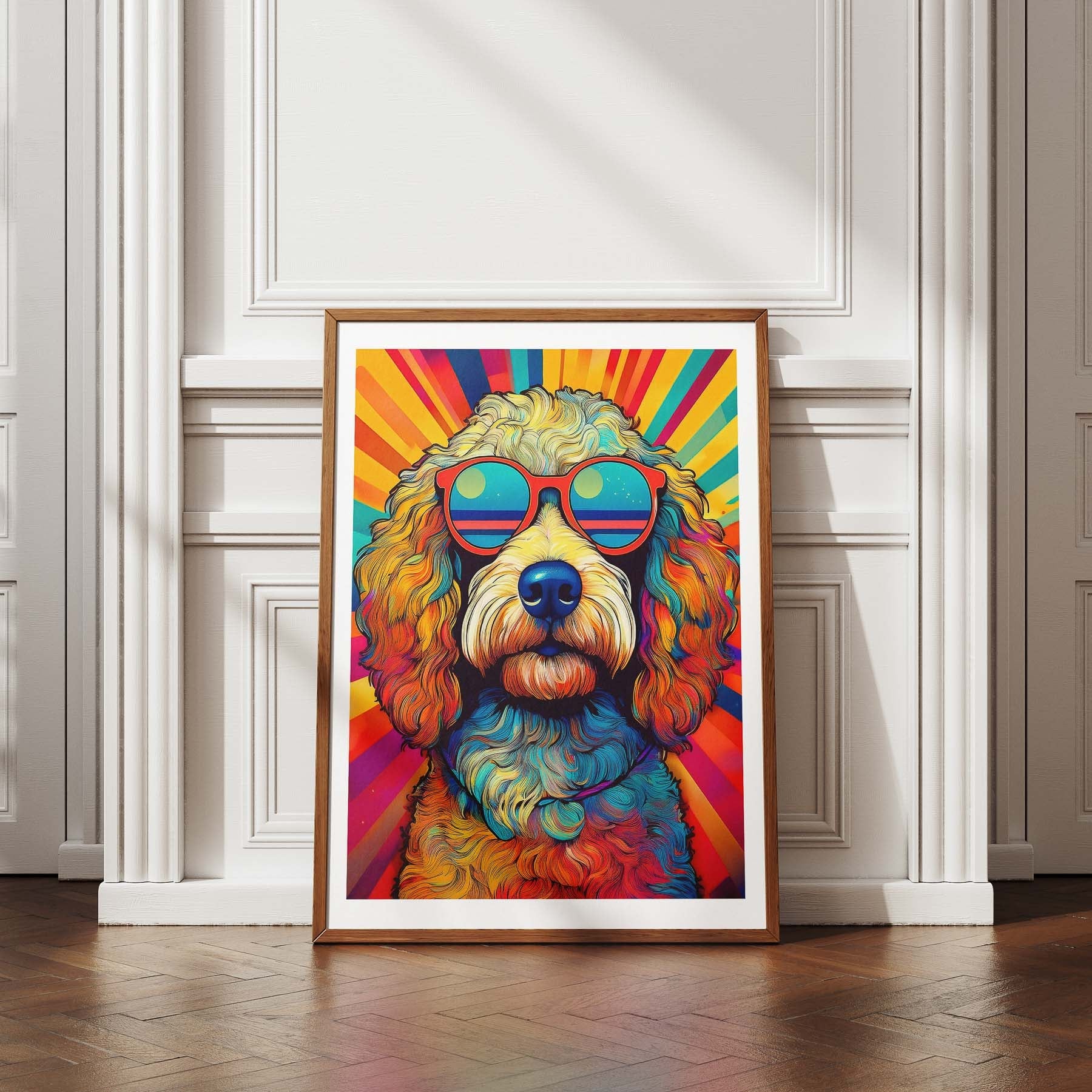 Cavoodle In Colourful Sunnies 1 image 4