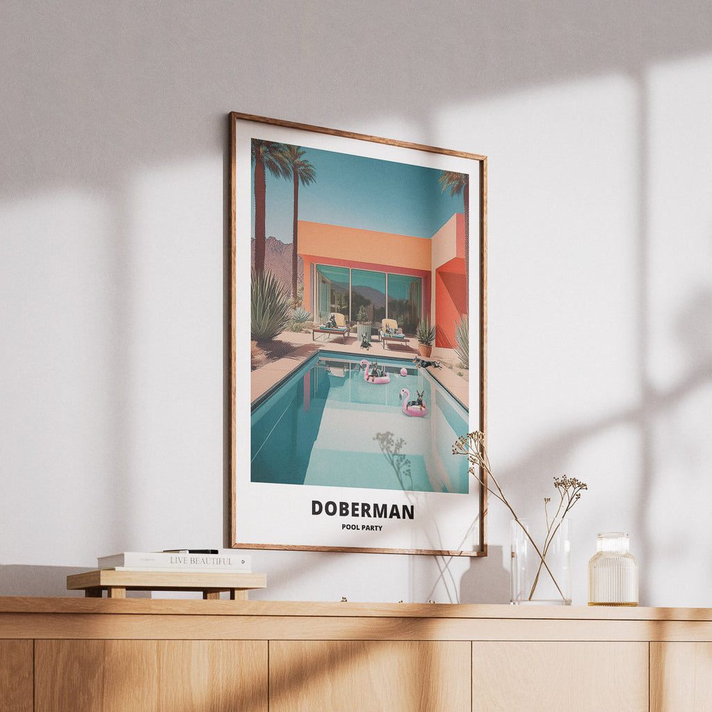 Doberman Pool Party image 6