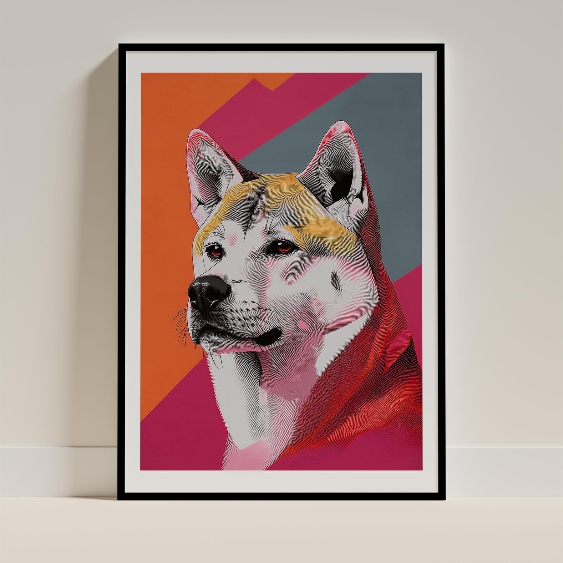 Akita Inu Modern Pop Dog Series image 0
