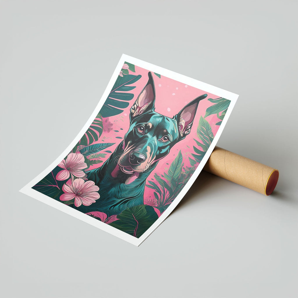 Doberman Flowery Dog image 7
