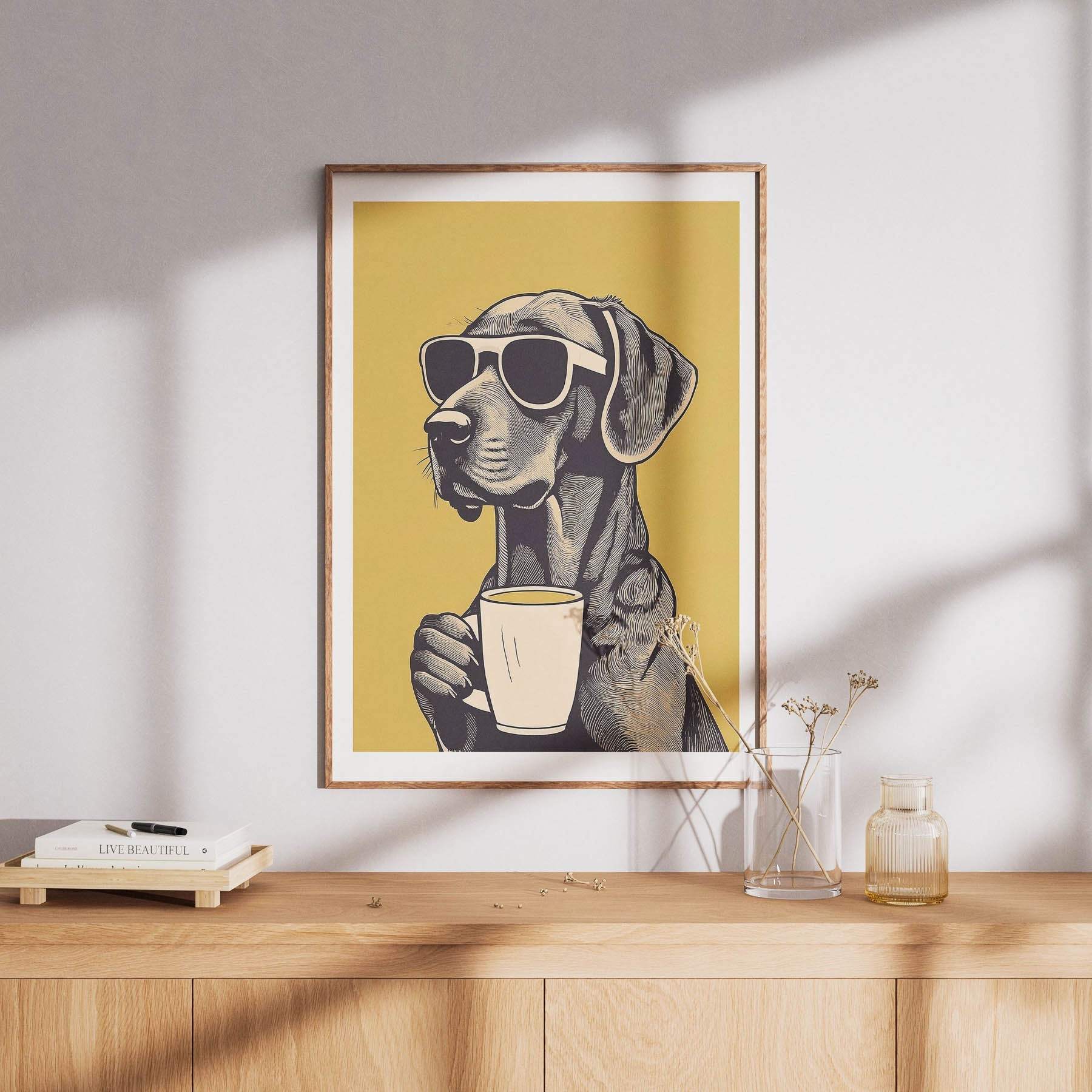 Rhodesian Ridgeback Chillin Coffee Dog image 8