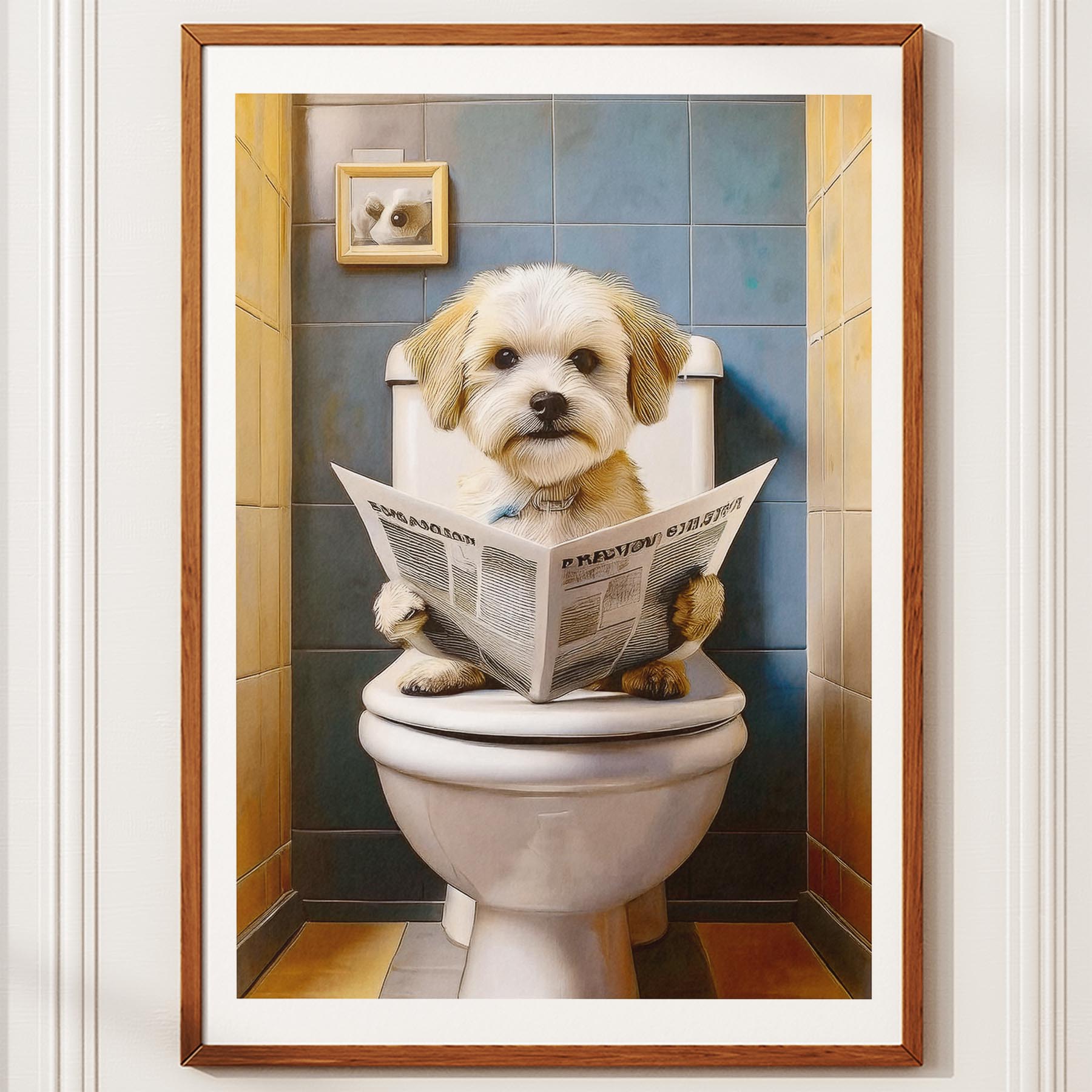 Maltese Toilet Humour Dog Series image 10
