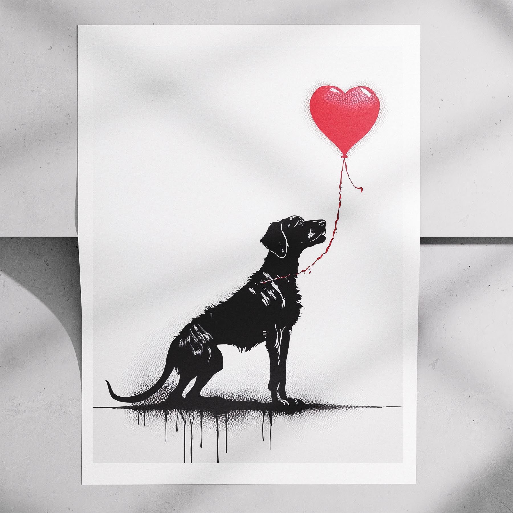 German Pointer DOGSY Series inspired by the Art of Banksy image 7