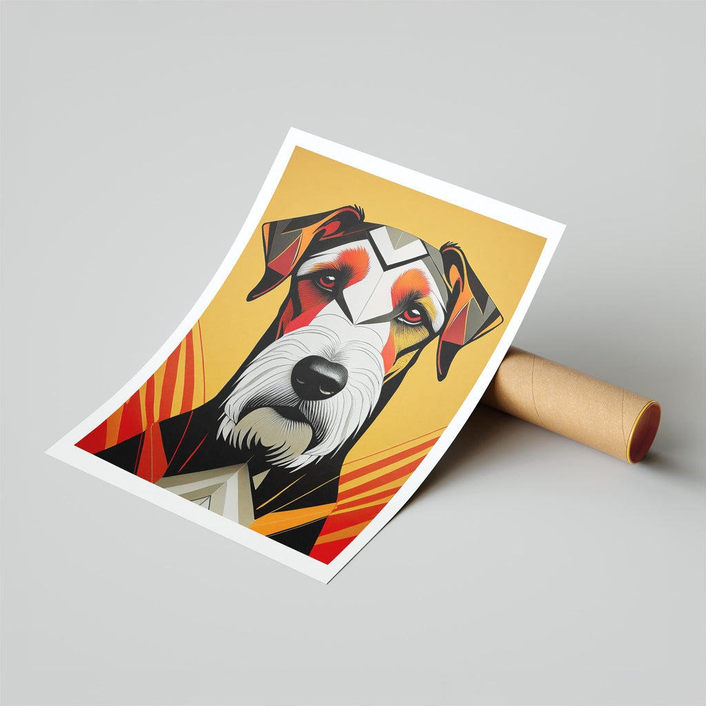 Airedale Geometric Orange Series image 6