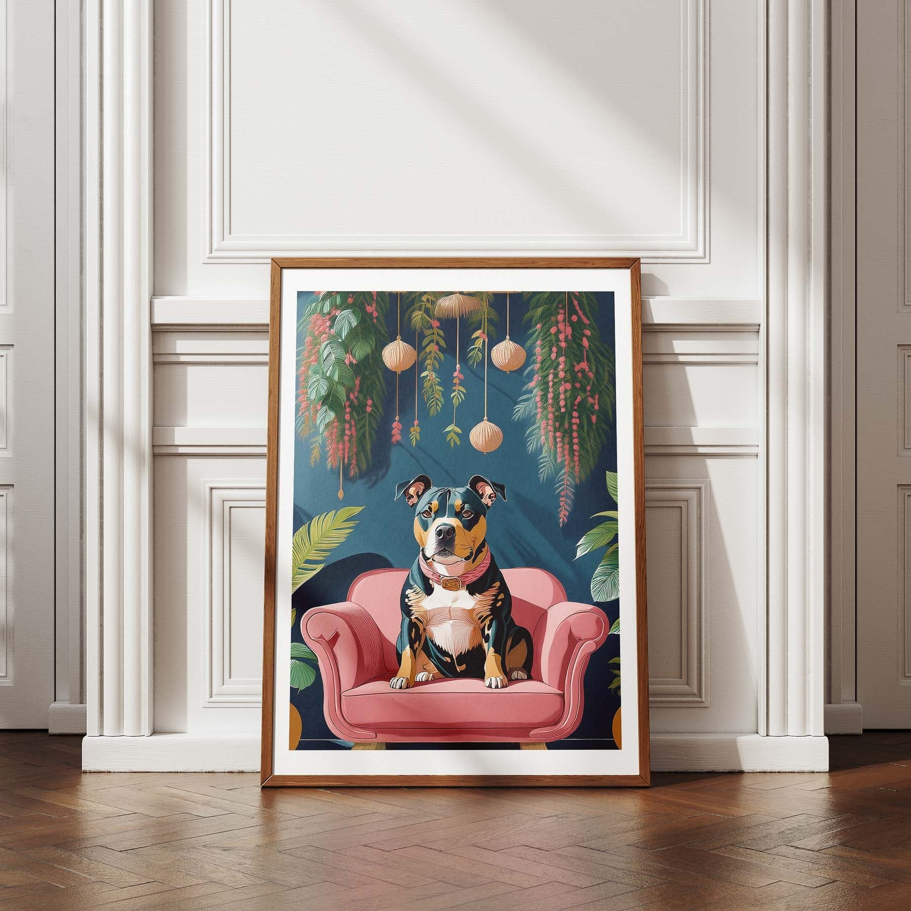 Staffordshire Bull Terrier  Just Lounging Around 3 image 4