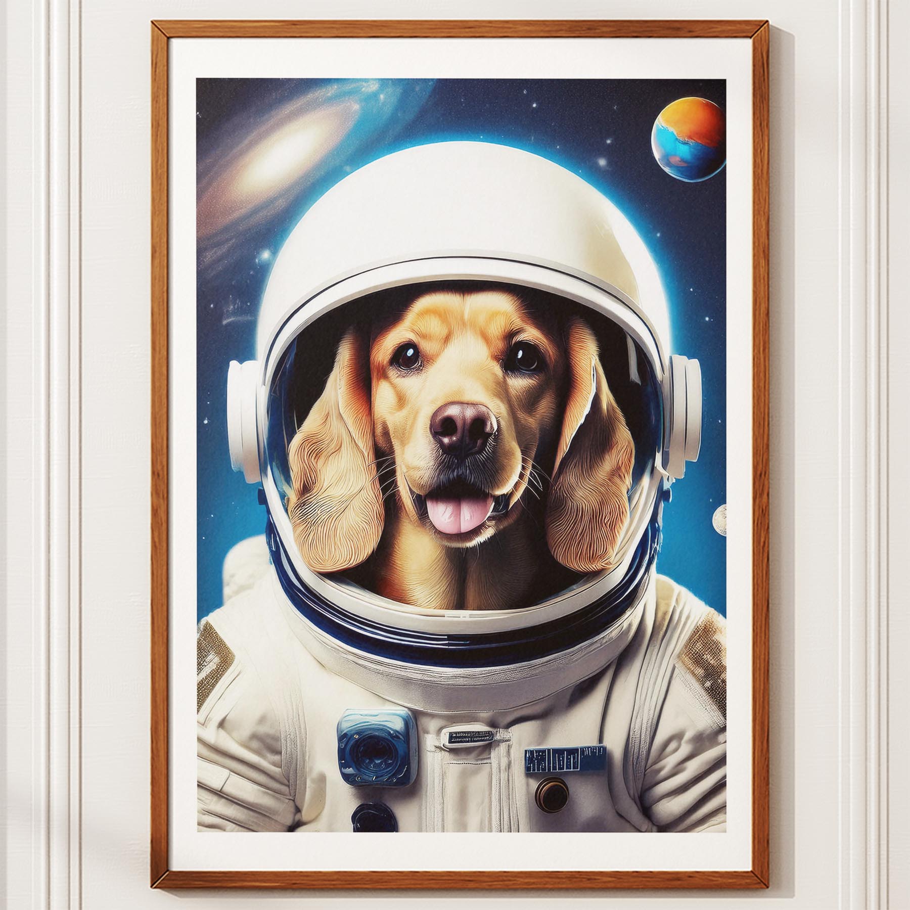 Cocker Spaniel Astronaut Dog Series image 10