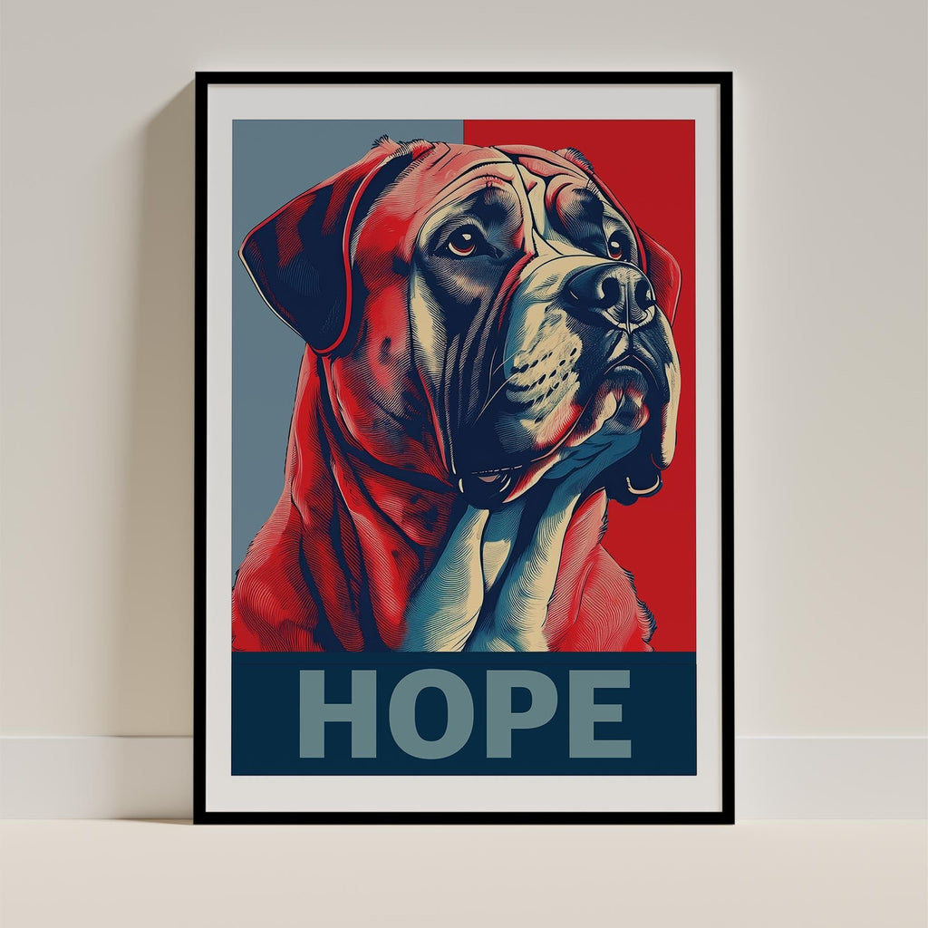 Mastiff HOPE Series Inspired by the Obama Poster image 0