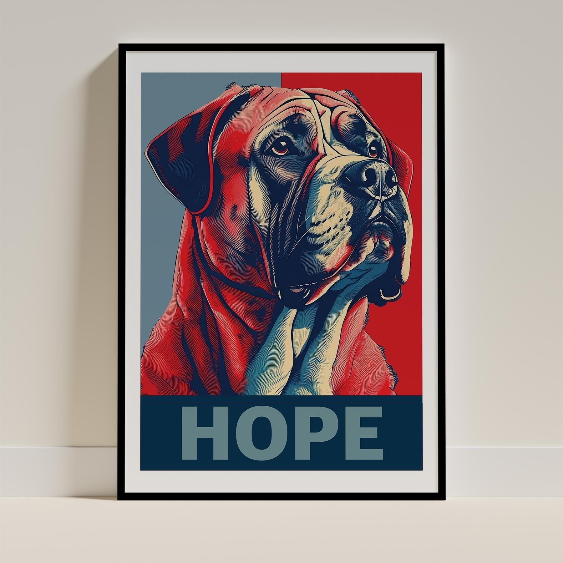 Mastiff Dog Art Print Unframed | 8 Unique Designs | Wall Art Gift for Dog Lovers - Image 3 | Dogsy & Co