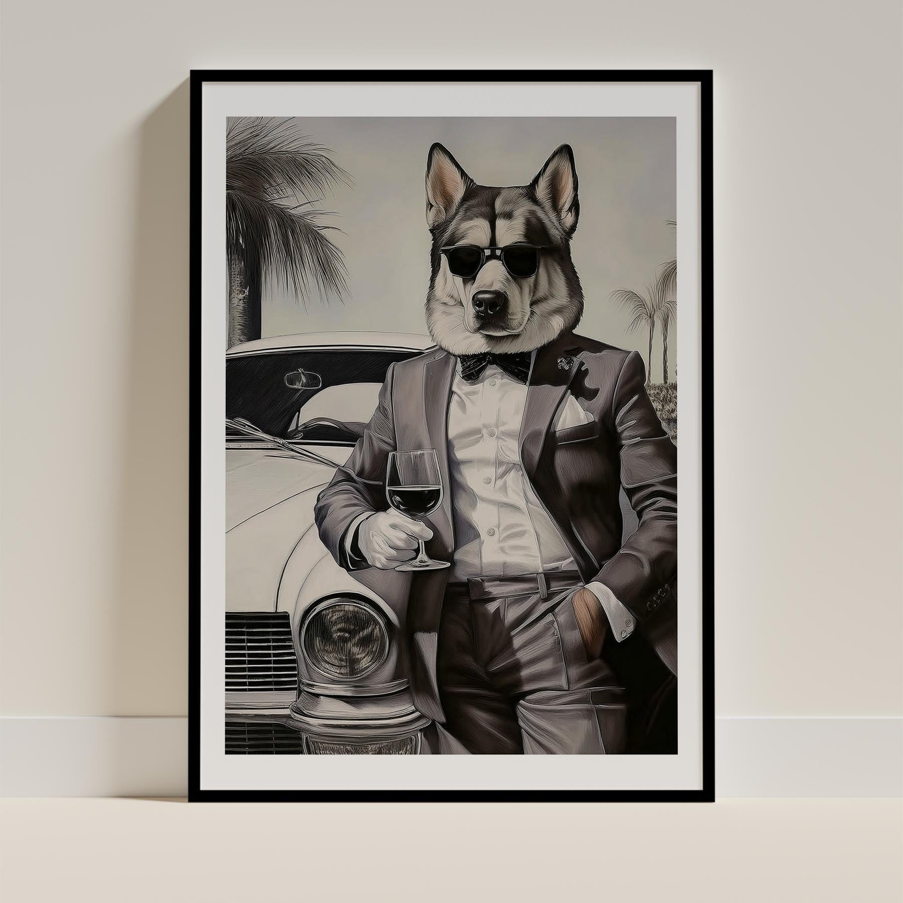 Alaskan Malamute Dog Art Print Unframed Vol 1 | 11 Unique Designs | Wall Art Gift for Dog Lovers - Image 9 | Dogsy & Co