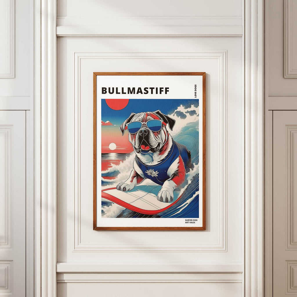 Bullmastiff Hokosai Surfer Dogs 1 image 2