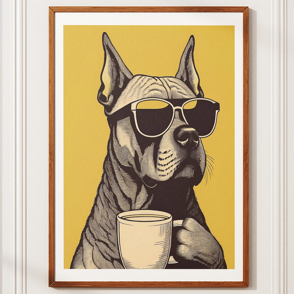 Dogue De Bordeaux Chillin Coffee Dog image 10