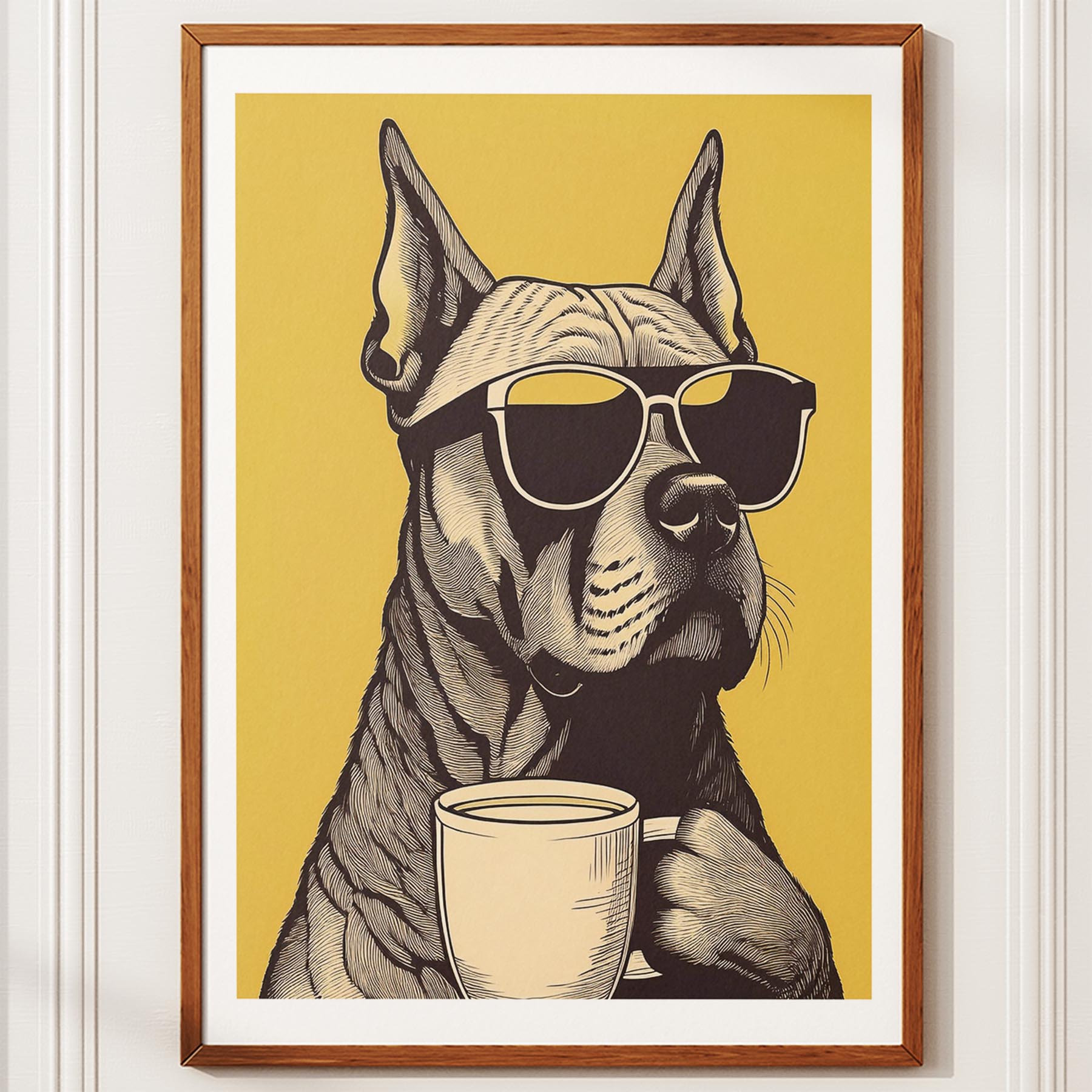 Dogue De Bordeaux Chillin Coffee Dog image 10