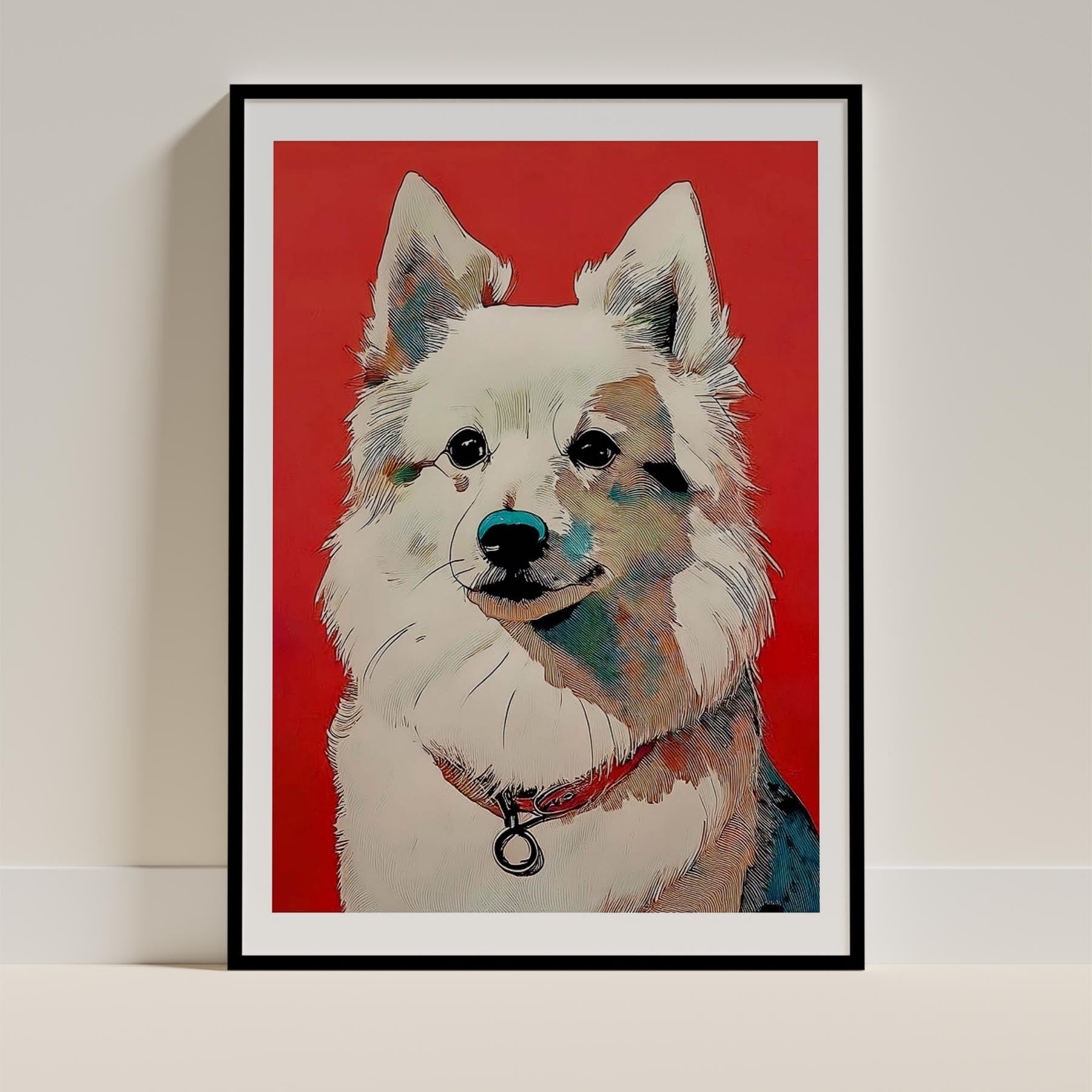 German Spitz Dog Art Print Unframed Vol 1 | 11 Unique Designs | Wall Art Gift for Dog Lovers - Image 2 | Dogsy & Co