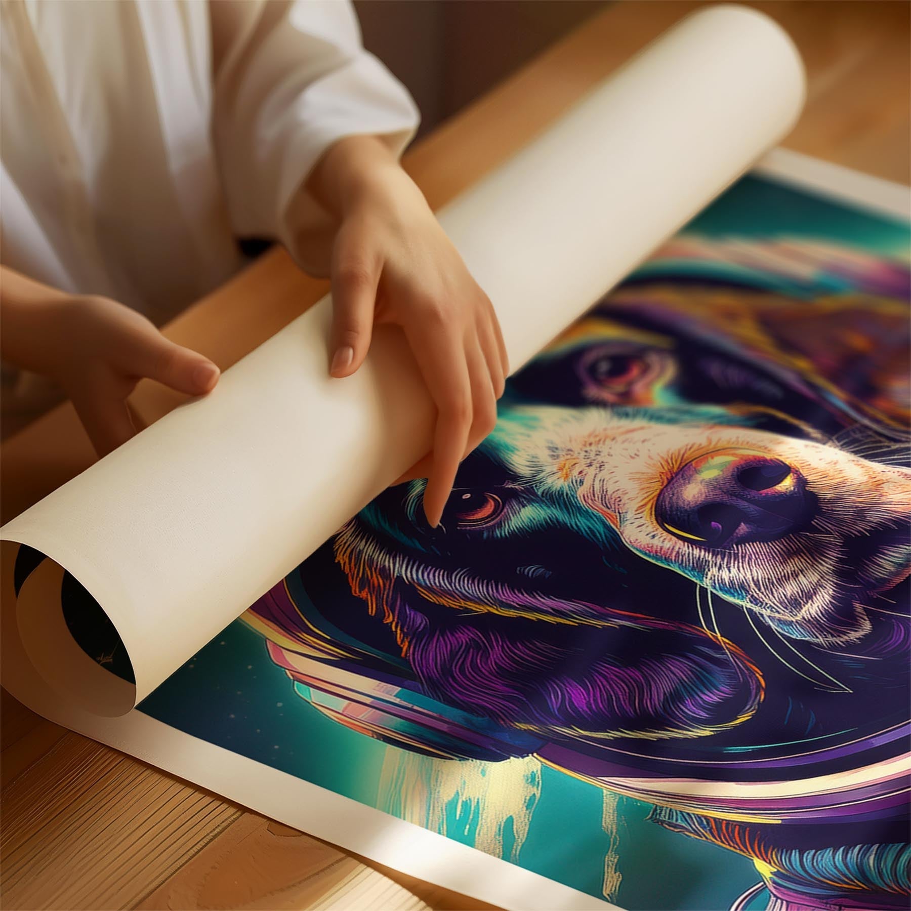 Gordon Setter Space Dogs Series image 1