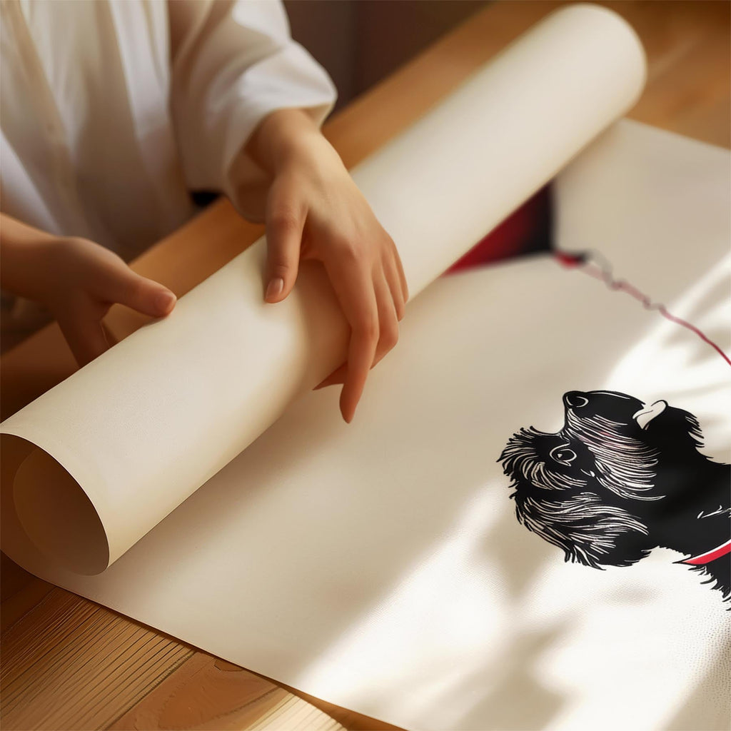 Bichon Frise DOGSY Series inspired by the Art of Banksy image 1