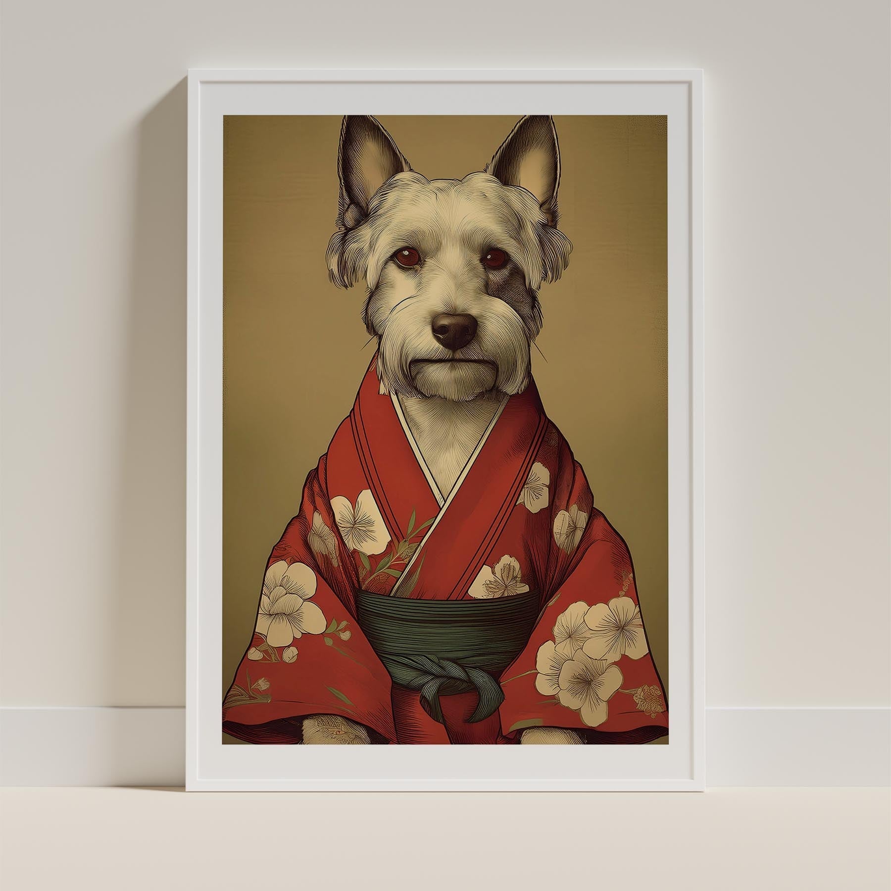 Scottish Terrier Japanse Kimono Dog Series image 9