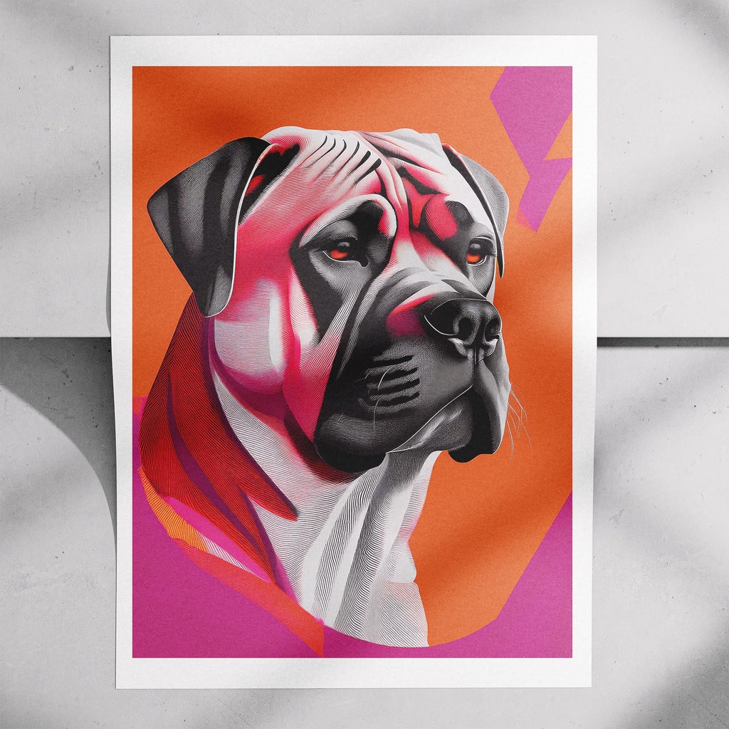 Bullmastiff Modern Pop Dog Series image 7