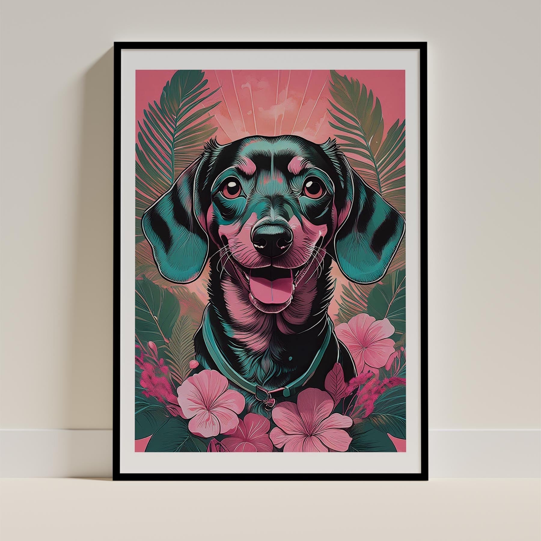 Dachshund Flowery Dog image 11