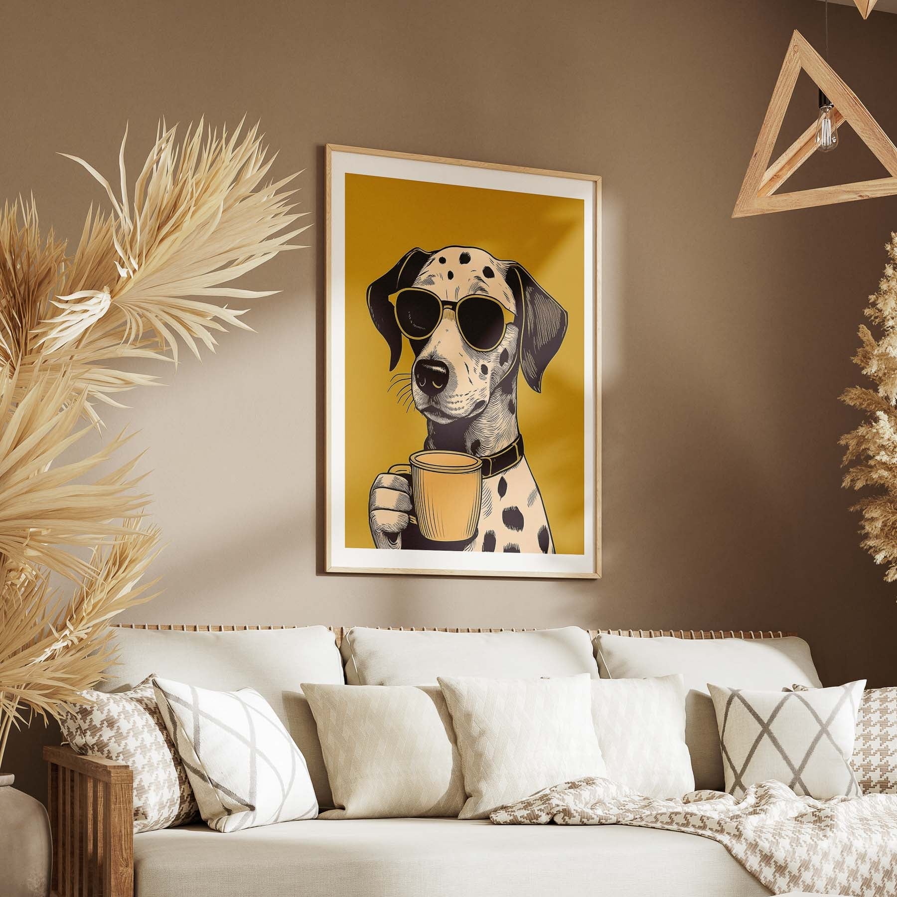 Dalmation Chillin Coffee Dog image 5