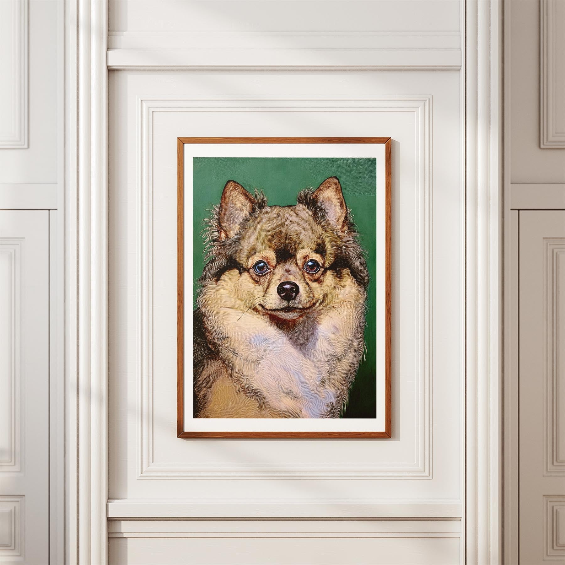 Pomeranian Green Painted Series image 3